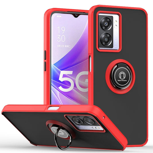 Q Shadow 1 Series TPU + PC Phone Case with Ring Holder, For OPPO A57 5G, For OPPO A74 4G, For OPPO Reno8 Pro+, For OPPO Reno8, For Motorola Moto G52, For TCL Stylus 5G, For Samsung Galaxy Xcover6 Pro