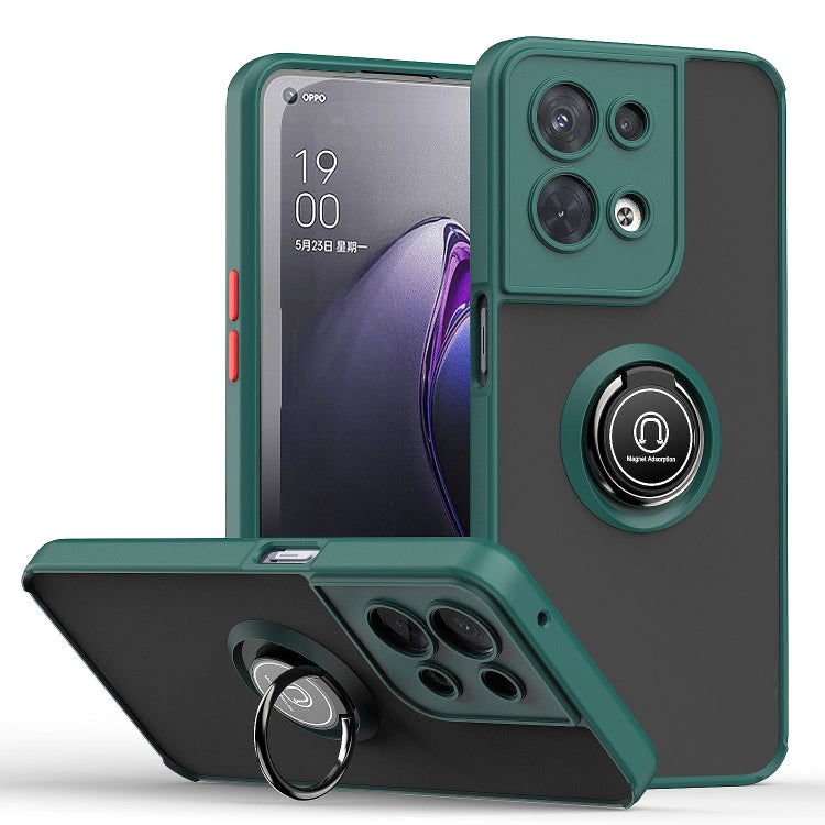 Q Shadow 1 Series TPU + PC Phone Case with Ring Holder, For OPPO A57 5G, For OPPO A74 4G, For OPPO Reno8 Pro+, For OPPO Reno8, For Motorola Moto G52, For TCL Stylus 5G, For Samsung Galaxy Xcover6 Pro