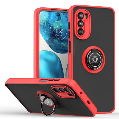 Q Shadow 1 Series TPU + PC Phone Case with Ring Holder, For OPPO A57 5G, For OPPO A74 4G, For OPPO Reno8 Pro+, For OPPO Reno8, For Motorola Moto G52, For TCL Stylus 5G, For Samsung Galaxy Xcover6 Pro