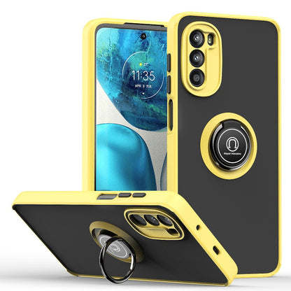 Q Shadow 1 Series TPU + PC Phone Case with Ring Holder, For OPPO A57 5G, For OPPO A74 4G, For OPPO Reno8 Pro+, For OPPO Reno8, For Motorola Moto G52, For TCL Stylus 5G, For Samsung Galaxy Xcover6 Pro