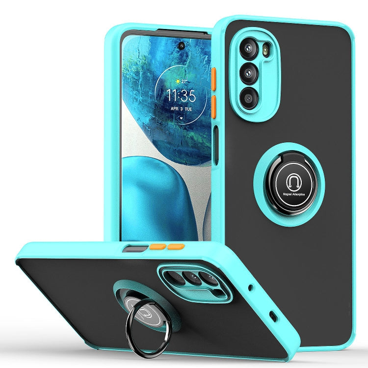 Q Shadow 1 Series TPU + PC Phone Case with Ring Holder, For OPPO A57 5G, For OPPO A74 4G, For OPPO Reno8 Pro+, For OPPO Reno8, For Motorola Moto G52, For TCL Stylus 5G, For Samsung Galaxy Xcover6 Pro