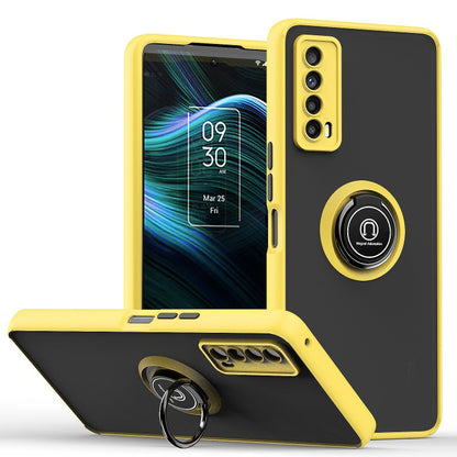 Q Shadow 1 Series TPU + PC Phone Case with Ring Holder, For OPPO A57 5G, For OPPO A74 4G, For OPPO Reno8 Pro+, For OPPO Reno8, For Motorola Moto G52, For TCL Stylus 5G, For Samsung Galaxy Xcover6 Pro