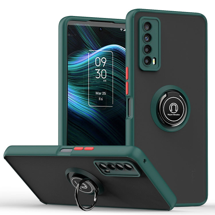 Q Shadow 1 Series TPU + PC Phone Case with Ring Holder, For OPPO A57 5G, For OPPO A74 4G, For OPPO Reno8 Pro+, For OPPO Reno8, For Motorola Moto G52, For TCL Stylus 5G, For Samsung Galaxy Xcover6 Pro