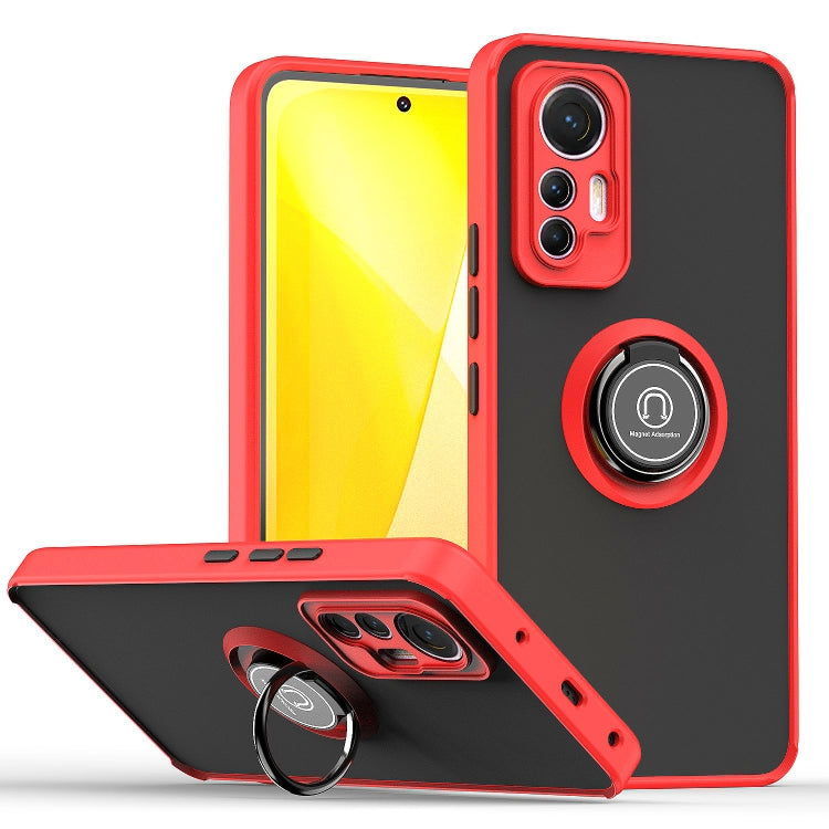 Q Shadow 1 Series TPU + PC Phone Case with Ring Holder, For Xiaomi 12 Lite, For Xiaomi Poco X4 GT