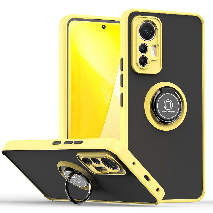 Q Shadow 1 Series TPU + PC Phone Case with Ring Holder, For Xiaomi 12 Lite, For Xiaomi Poco X4 GT
