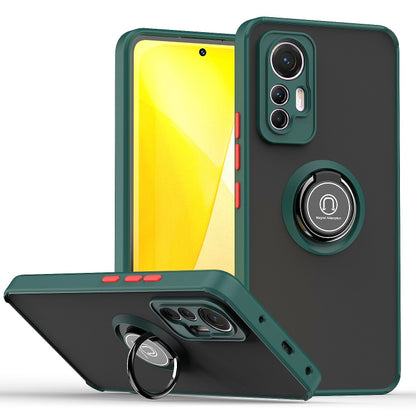 Q Shadow 1 Series TPU + PC Phone Case with Ring Holder, For Xiaomi 12 Lite, For Xiaomi Poco X4 GT