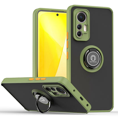Q Shadow 1 Series TPU + PC Phone Case with Ring Holder, For Xiaomi 12 Lite, For Xiaomi Poco X4 GT