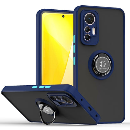 Q Shadow 1 Series TPU + PC Phone Case with Ring Holder, For Xiaomi 12 Lite, For Xiaomi Poco X4 GT
