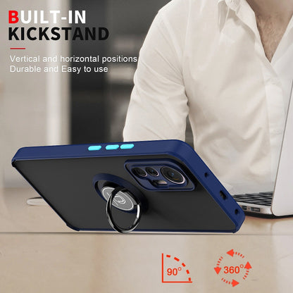 Q Shadow 1 Series TPU + PC Phone Case with Ring Holder, For Xiaomi 12 Lite, For Xiaomi Poco X4 GT