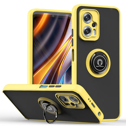 Q Shadow 1 Series TPU + PC Phone Case with Ring Holder, For Xiaomi 12 Lite, For Xiaomi Poco X4 GT