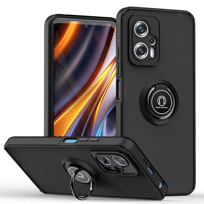 Q Shadow 1 Series TPU + PC Phone Case with Ring Holder, For Xiaomi 12 Lite, For Xiaomi Poco X4 GT