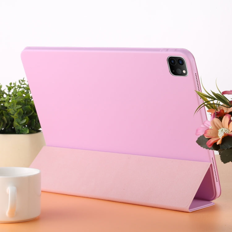 3-fold Horizontal Flip Smart Leather Case with Sleep / Wake-up Function & Holder, For iPad Pro 11 inch (2020/2021), For iPad Pro 11 inch (2020), For iPad Pro 12.9 inch (2020/2021), For iPad Pro 12.9 inch (2020)