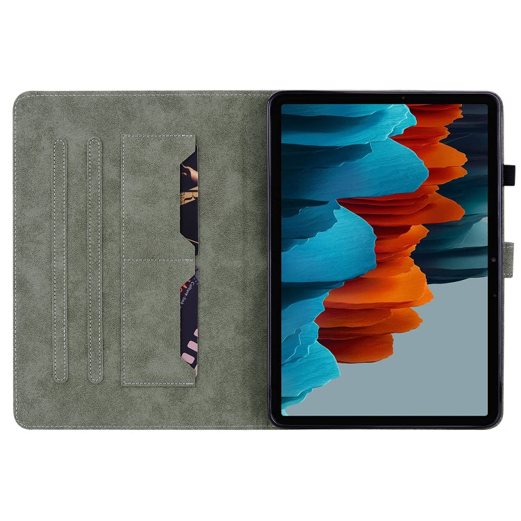 Tiger Pattern Flip Leather Tablet Case, For Samsung Galaxy Tab S9, For Samsung Galaxy Tab А9+, For Samsung Galaxy Tab S9+, For Samsung Galaxy Tab S7/Tab S8, For Samsung Galaxy Tab А8 10.5 Wifi/LTE, For Samsung Galaxy Tab A7 Lite