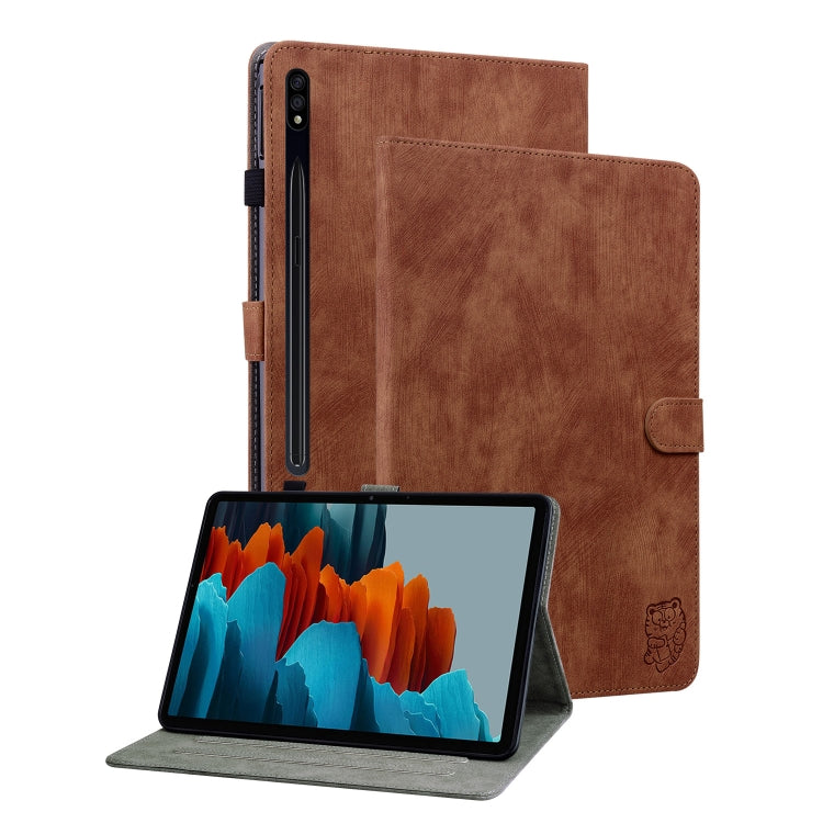 Tiger Pattern Flip Leather Tablet Case, For Samsung Galaxy Tab S9, For Samsung Galaxy Tab А9+, For Samsung Galaxy Tab S9+, For Samsung Galaxy Tab S7/Tab S8, For Samsung Galaxy Tab А8 10.5 Wifi/LTE, For Samsung Galaxy Tab A7 Lite