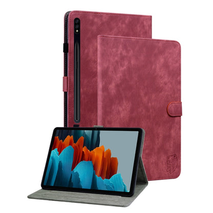 Tiger Pattern Flip Leather Tablet Case, For Samsung Galaxy Tab S9, For Samsung Galaxy Tab А9+, For Samsung Galaxy Tab S9+, For Samsung Galaxy Tab S7/Tab S8, For Samsung Galaxy Tab А8 10.5 Wifi/LTE, For Samsung Galaxy Tab A7 Lite