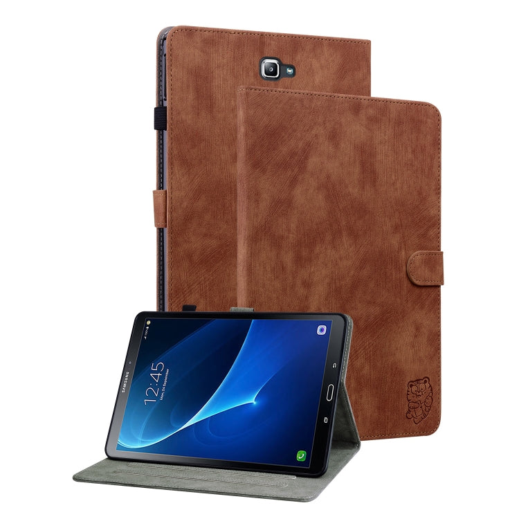 Tiger Pattern Flip Leather Tablet Case, For Samsung Galaxy Tab A 10.1 2016/T580/T585