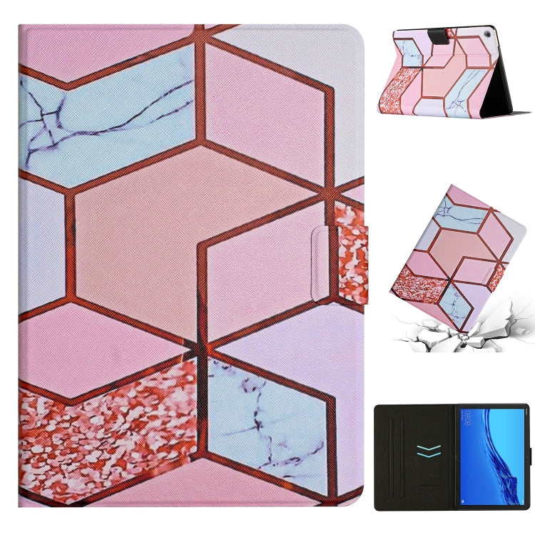 Marble Pattern Smart Leather Tablet Case, For Samsung Galaxy Tab A7 Lite T220, For Samsung Galaxy Tab A7 10.4 2020 T500, For Samsung Galaxy Tab A 10.1 T580, For Huawei MediaPad M5 Lite, For Lenovo Tab M10 X605F X505, For Lenovo Tab M10 HD 2nd Gen      ...