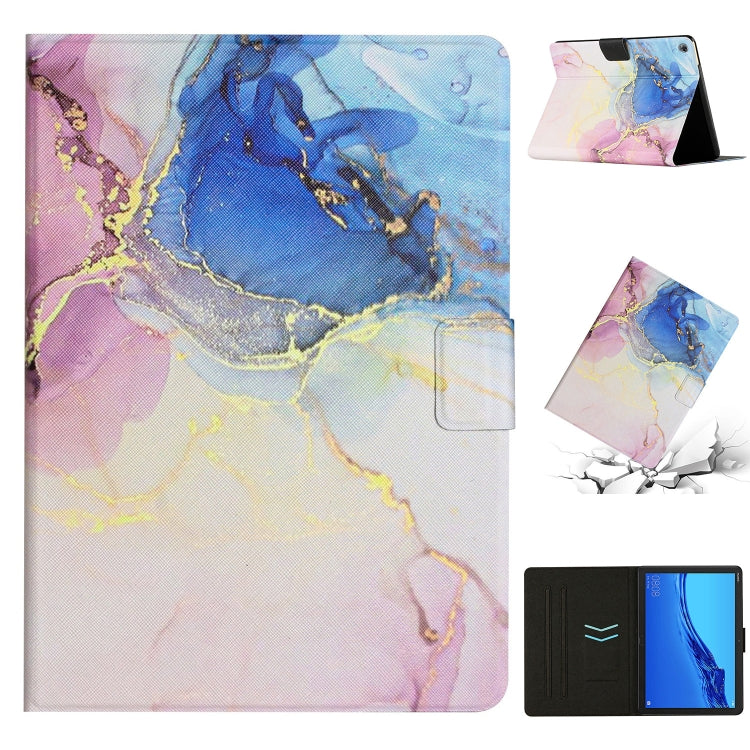 Marble Pattern Smart Leather Tablet Case, For Samsung Galaxy Tab A7 Lite T220, For Samsung Galaxy Tab A7 10.4 2020 T500, For Samsung Galaxy Tab A 10.1 T580, For Huawei MediaPad M5 Lite, For Lenovo Tab M10 X605F X505, For Lenovo Tab M10 HD 2nd Gen      ...