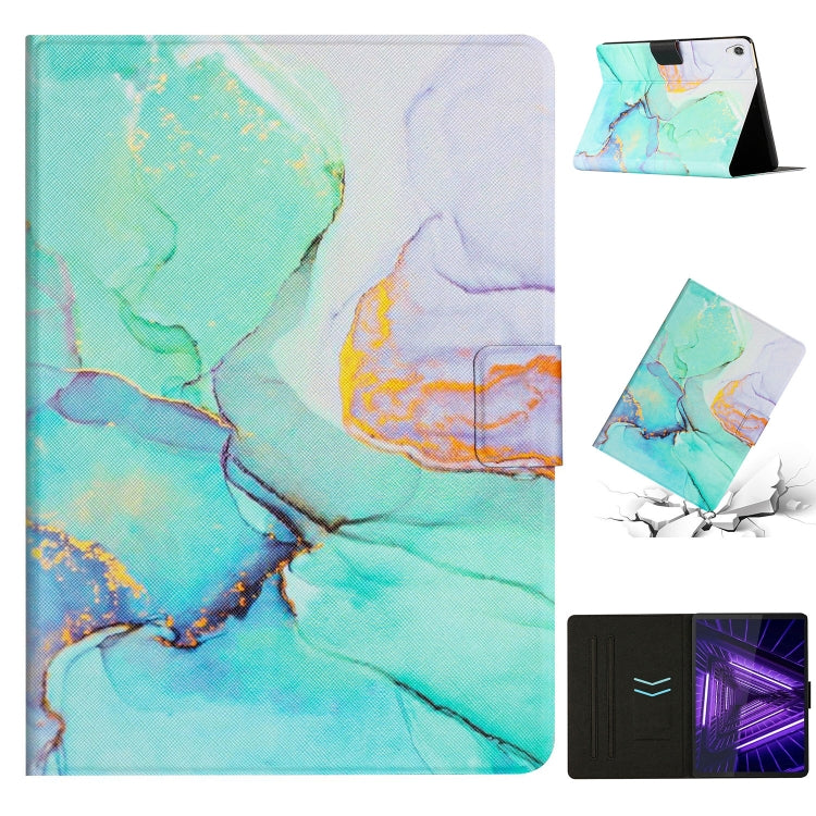 Marble Pattern Smart Leather Tablet Case, For Samsung Galaxy Tab A7 Lite T220, For Samsung Galaxy Tab A7 10.4 2020 T500, For Samsung Galaxy Tab A 10.1 T580, For Huawei MediaPad M5 Lite, For Lenovo Tab M10 X605F X505, For Lenovo Tab M10 HD 2nd Gen      ...