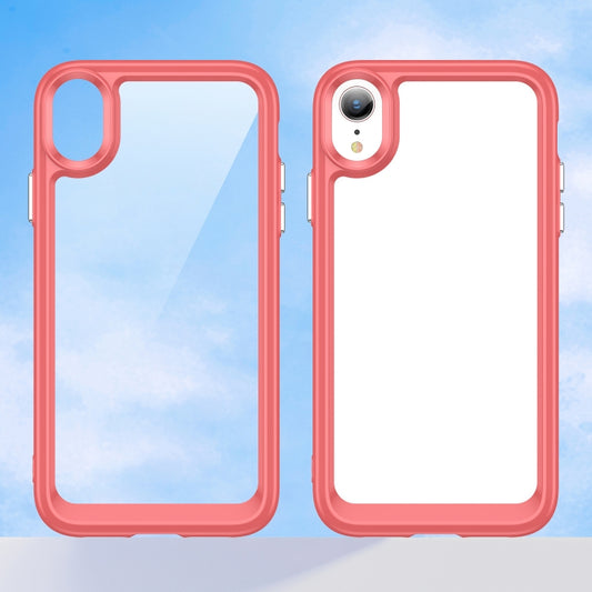 Colorful Series Acrylic + TPU Phone Case, For iPhone XR
