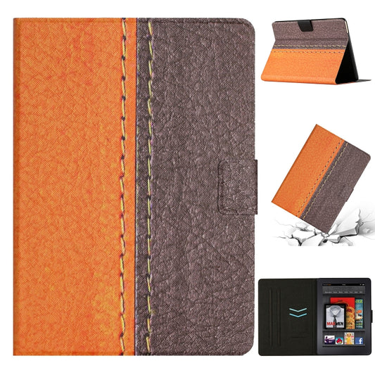 Stitching Solid Color Smart Leather Tablet Case, For Amazon Kindle Paperwhite 4 / 3 / 2 / 1, For Amazon Kindle Paperwhite 5, For Amazon Kindle Fire HD 7 2019/2017/2015, For Amazon Kindle Fire HD 8 2018/2017/2016, For Amazon Kindle Fire HD 8 2020       ...