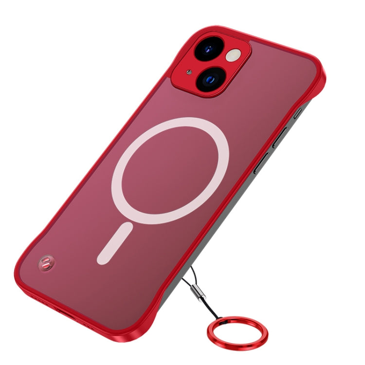 Metal Lens Frosted Magsafe Phone Case, For iPhone 14, For iPhone 14 Plus, For iPhone 14 Pro, For iPhone 14 Pro Max