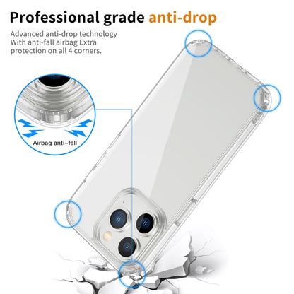 Shockproof TPU + Acrylic Transparent Phone Case, For iPhone 14, For iPhone 14 Plus, For iPhone 14 Pro, For iPhone 14 Pro Max