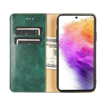 Gloss Oil Solid Color Magnetic Flip Leather Phone Case, For Xiaomi 12S Ultra, For Xiaomi Poco C40