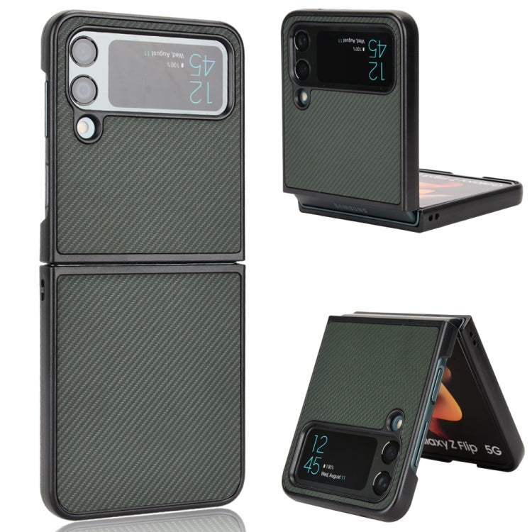 Pasted Leather Protective Phone Case, For Samsung Galaxy Z Flip3 5G, For Samsung Galaxy Z Flip4