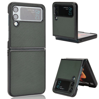 Pasted Leather Protective Phone Case, For Samsung Galaxy Z Flip3 5G, For Samsung Galaxy Z Flip4