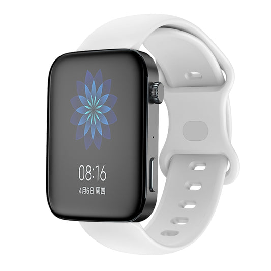 Butterfly Buckle Silicone Watch Band, For Xiaomi Mi Watch 18mm