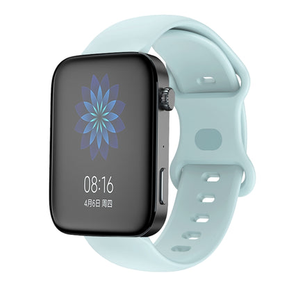 Butterfly Buckle Silicone Watch Band, For Xiaomi Mi Watch 18mm