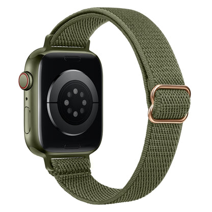 Small Waist Nylon Watch Band For Apple Watch Series, 7 45mm / 6&SE&5&4 44mm / 3&2&1 42mm, 7 41mm / 6&SE&5&4 40mm / 3&2&1 38mm