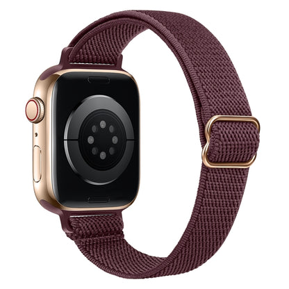 Small Waist Nylon Watch Band For Apple Watch Series, 7 45mm / 6&SE&5&4 44mm / 3&2&1 42mm, 7 41mm / 6&SE&5&4 40mm / 3&2&1 38mm
