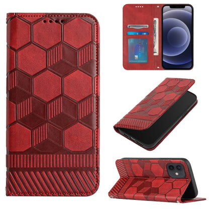 Football Texture Magnetic Leather Flip Phone Case, For iPhone 12 mini, For iPhone 12 / 12 Pro, For iPhone 12 Pro Max, For iPhone 11, For iPhone 11 Pro, For iPhone 11 Pro Max, For iPhone SE 2022 / SE 2020 / 8 / 7