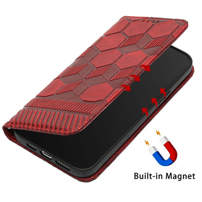 Football Texture Magnetic Leather Flip Phone Case, For iPhone 12 mini, For iPhone 12 / 12 Pro, For iPhone 12 Pro Max, For iPhone 11, For iPhone 11 Pro, For iPhone 11 Pro Max, For iPhone SE 2022 / SE 2020 / 8 / 7