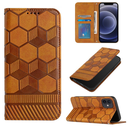 Football Texture Magnetic Leather Flip Phone Case, For iPhone 12 mini, For iPhone 12 / 12 Pro, For iPhone 12 Pro Max, For iPhone 11, For iPhone 11 Pro, For iPhone 11 Pro Max, For iPhone SE 2022 / SE 2020 / 8 / 7