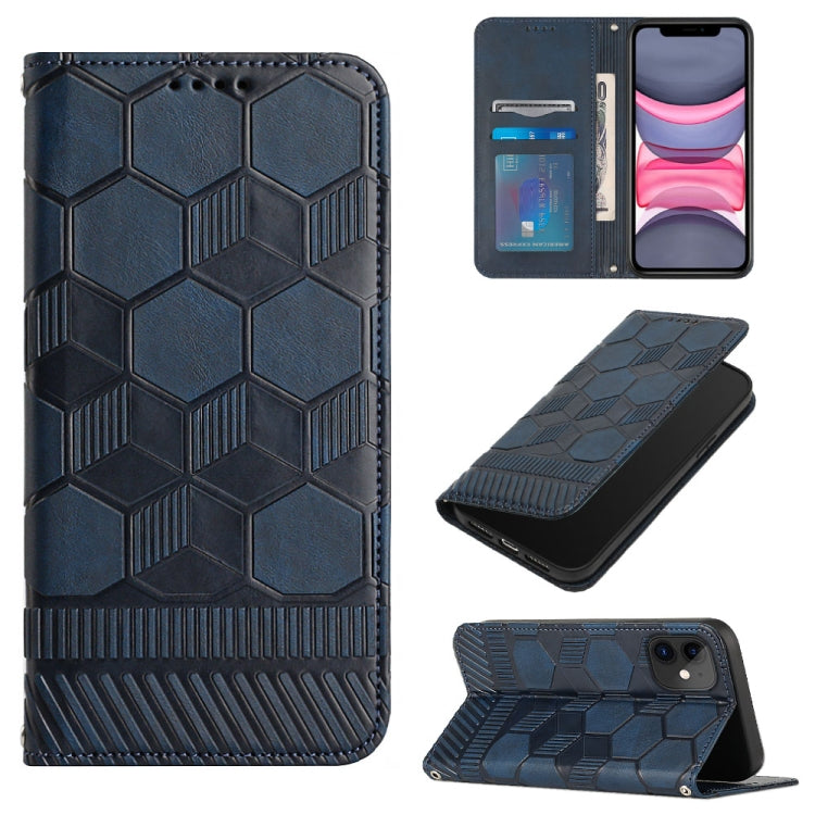 Football Texture Magnetic Leather Flip Phone Case, For iPhone 12 mini, For iPhone 12 / 12 Pro, For iPhone 12 Pro Max, For iPhone 11, For iPhone 11 Pro, For iPhone 11 Pro Max, For iPhone SE 2022 / SE 2020 / 8 / 7