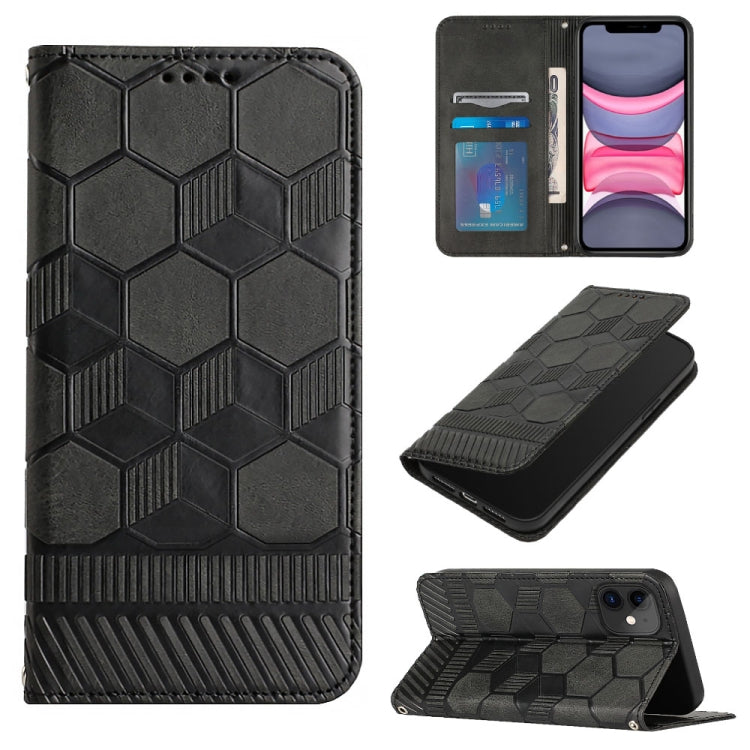 Football Texture Magnetic Leather Flip Phone Case, For iPhone 12 mini, For iPhone 12 / 12 Pro, For iPhone 12 Pro Max, For iPhone 11, For iPhone 11 Pro, For iPhone 11 Pro Max, For iPhone SE 2022 / SE 2020 / 8 / 7