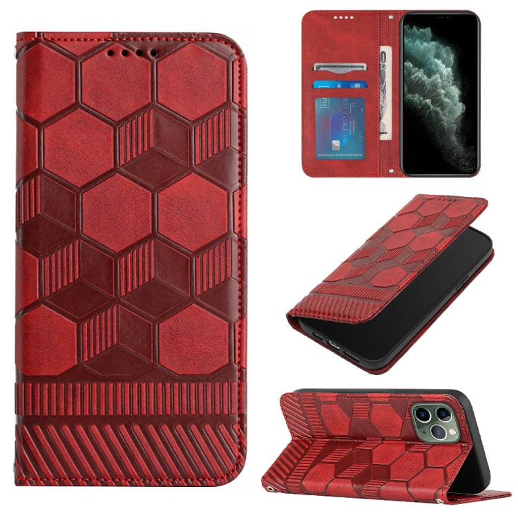 Football Texture Magnetic Leather Flip Phone Case, For iPhone 12 mini, For iPhone 12 / 12 Pro, For iPhone 12 Pro Max, For iPhone 11, For iPhone 11 Pro, For iPhone 11 Pro Max, For iPhone SE 2022 / SE 2020 / 8 / 7
