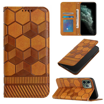 Football Texture Magnetic Leather Flip Phone Case, For iPhone 12 mini, For iPhone 12 / 12 Pro, For iPhone 12 Pro Max, For iPhone 11, For iPhone 11 Pro, For iPhone 11 Pro Max, For iPhone SE 2022 / SE 2020 / 8 / 7
