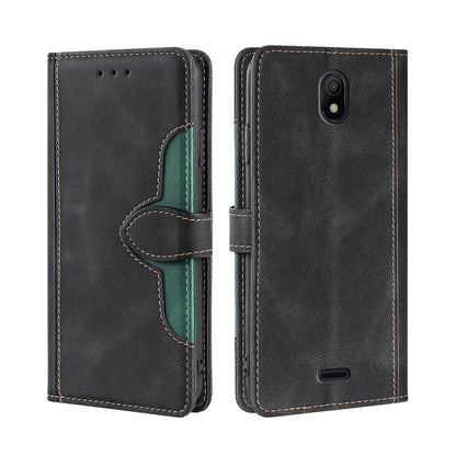 Skin Feel Magnetic Buckle Leather Phone Case, For Huawei nova 10, For Huawei nova 10 Pro, For Nokia C100, For Nokia C200, For Samsung Galaxy A73 5G, For Xiaomi 12S Ultra, For Xiaomi Poco C40