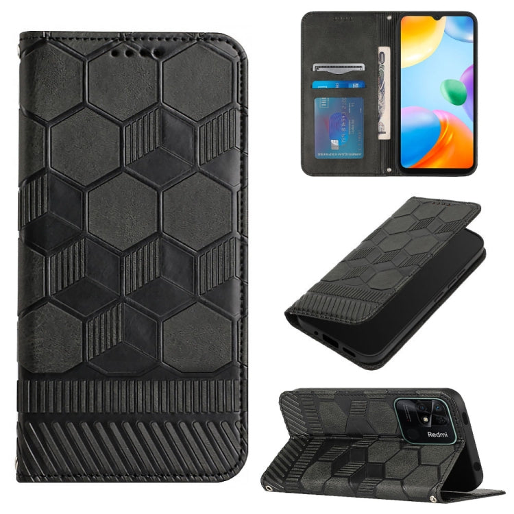 Football Texture Magnetic Leather Flip Phone Case, For Xiaomi Redmi 10C / 10 India, For Xiaomi Redmi 10A, For Xiaomi Redmi Note 11 Global 2022 / Note 11S 4G, For Xiaomi Redmi Note 11 Pro 5G / 4G Global 2022 / Note 11 Pro+ India                         ...