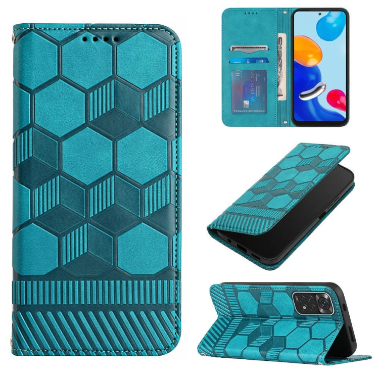 Football Texture Magnetic Leather Flip Phone Case, For Xiaomi Redmi 10C / 10 India, For Xiaomi Redmi 10A, For Xiaomi Redmi Note 11 Global 2022 / Note 11S 4G, For Xiaomi Redmi Note 11 Pro 5G / 4G Global 2022 / Note 11 Pro+ India                         ...
