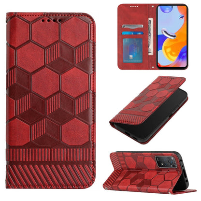 Football Texture Magnetic Leather Flip Phone Case, For Xiaomi Redmi 10C / 10 India, For Xiaomi Redmi 10A, For Xiaomi Redmi Note 11 Global 2022 / Note 11S 4G, For Xiaomi Redmi Note 11 Pro 5G / 4G Global 2022 / Note 11 Pro+ India                         ...