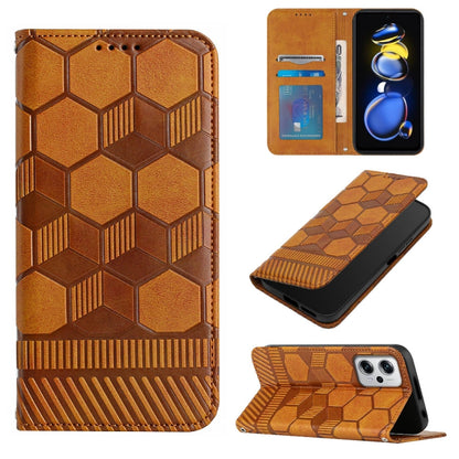 Football Texture Magnetic Leather Flip Phone Case, For Xiaomi Redmi 10C / 10 India, For Xiaomi Redmi 10A, For Xiaomi Redmi Note 11 Global 2022 / Note 11S 4G, For Xiaomi Redmi Note 11 Pro 5G / 4G Global 2022 / Note 11 Pro+ India                         ...
