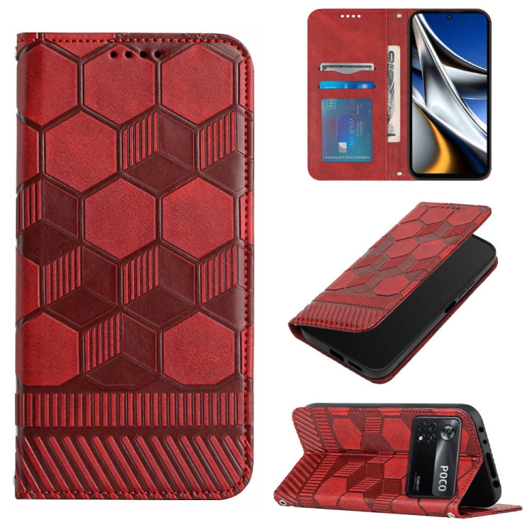 Football Texture Magnetic Leather Flip Phone Case, For Xiaomi Redmi 10C / 10 India, For Xiaomi Redmi 10A, For Xiaomi Redmi Note 11 Global 2022 / Note 11S 4G, For Xiaomi Redmi Note 11 Pro 5G / 4G Global 2022 / Note 11 Pro+ India                         ...