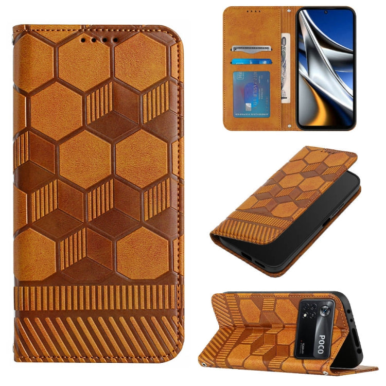 Football Texture Magnetic Leather Flip Phone Case, For Xiaomi Redmi 10C / 10 India, For Xiaomi Redmi 10A, For Xiaomi Redmi Note 11 Global 2022 / Note 11S 4G, For Xiaomi Redmi Note 11 Pro 5G / 4G Global 2022 / Note 11 Pro+ India                         ...