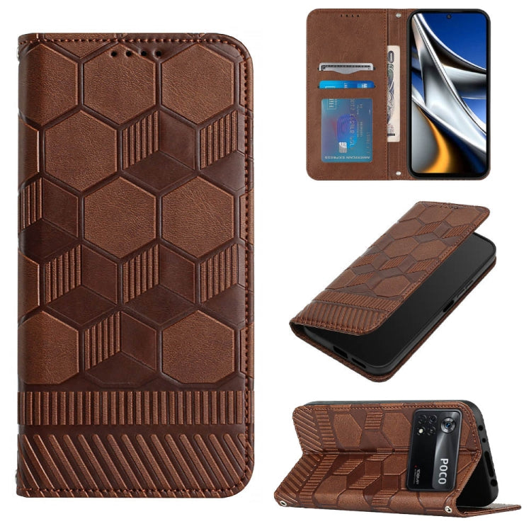 Football Texture Magnetic Leather Flip Phone Case, For Xiaomi Redmi 10C / 10 India, For Xiaomi Redmi 10A, For Xiaomi Redmi Note 11 Global 2022 / Note 11S 4G, For Xiaomi Redmi Note 11 Pro 5G / 4G Global 2022 / Note 11 Pro+ India                         ...