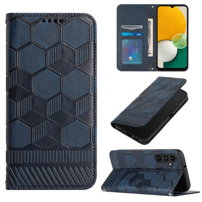 Football Texture Magnetic Leather Flip Phone Case, For Samsung Galaxy A03 164mm, For Samsung Galaxy A03s 164mm India, For Samsung Galaxy A03s 165.8mm US Version, For Samsung Galaxy A03s 166.5mm EU Version, For Samsung Galaxy A12 5G / M12 / F12         ...